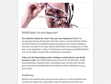 Tablet Screenshot of hdmikabelinfo.de
